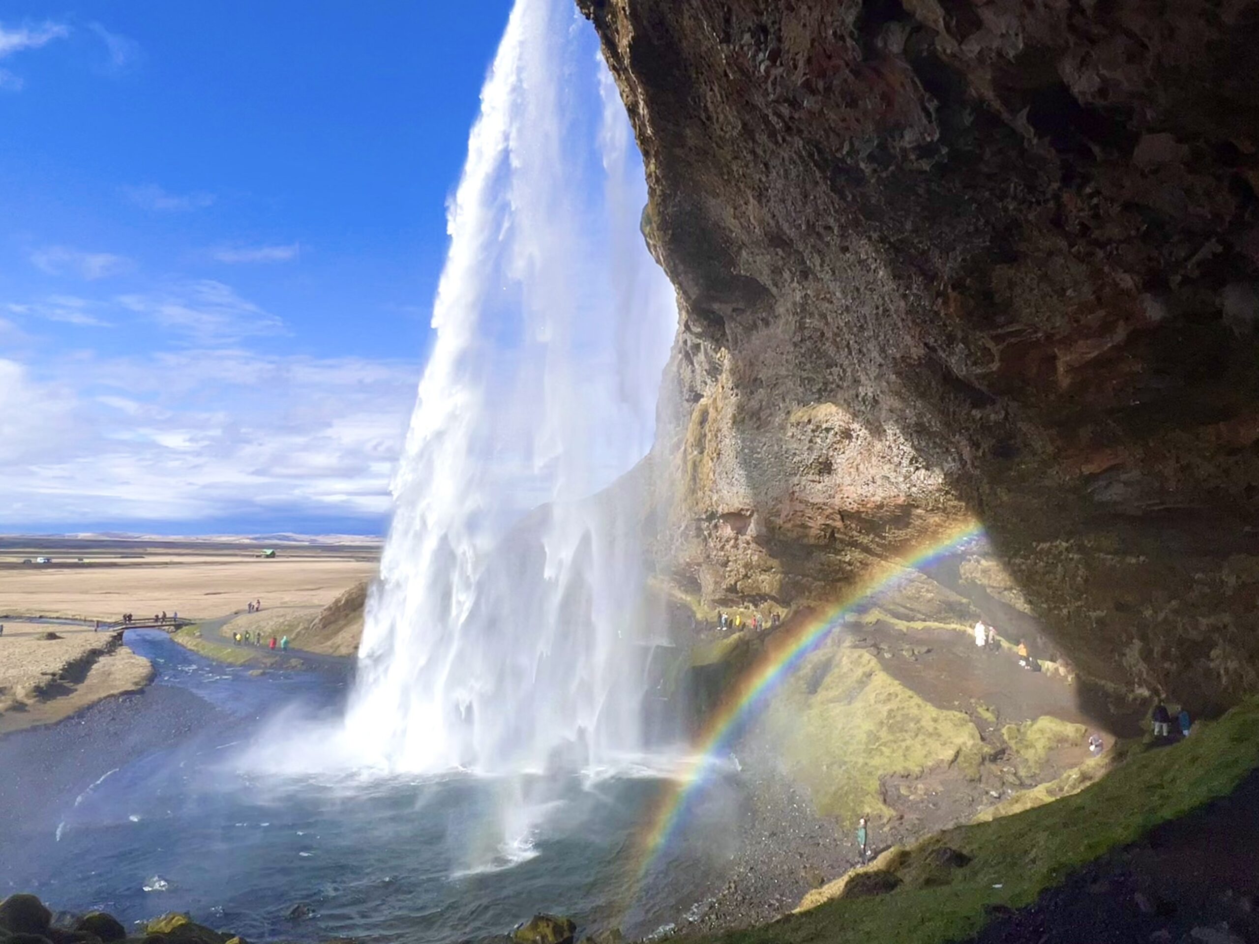 Iceland waterfall