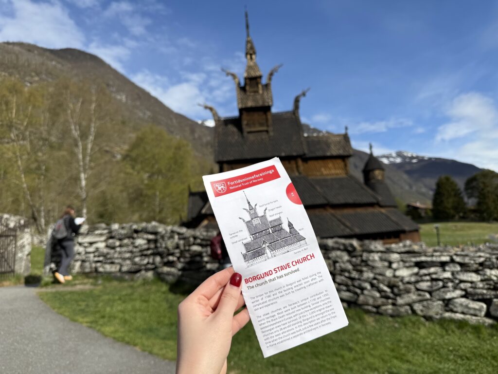Borgund stave church leaflet including all you need to know